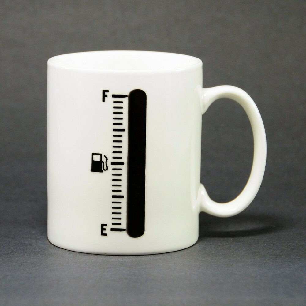 Fuel Service Fred Gas Tank Half Full/Empty Heat Changing Mug